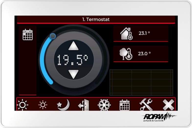 ROPAM PANEL DOTYKOWY 7" TPR-7W-1680366