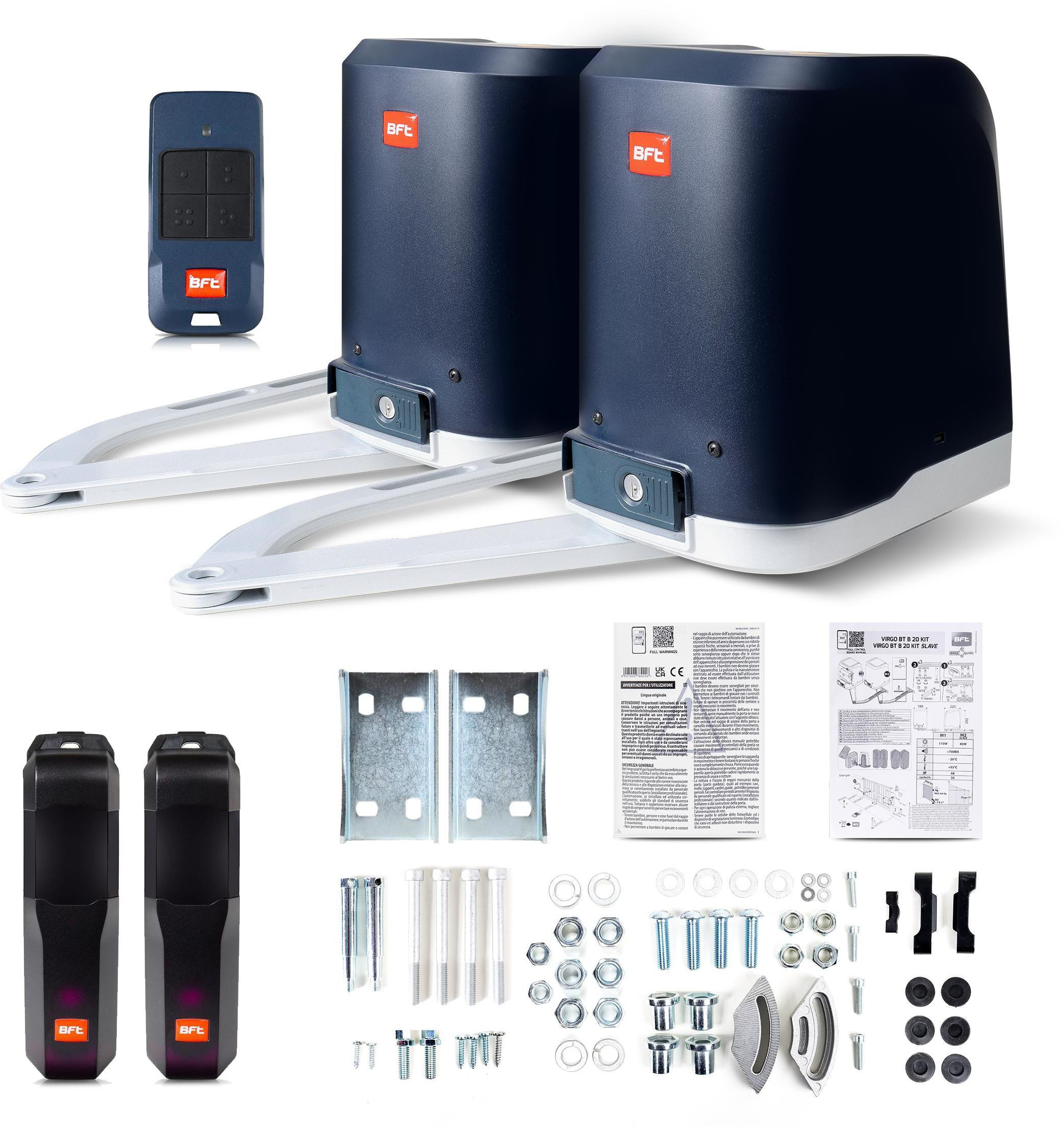 Zestaw BFT VIRGO SMART BT B20 KIT do bram dwuskrzydłowych-1915872