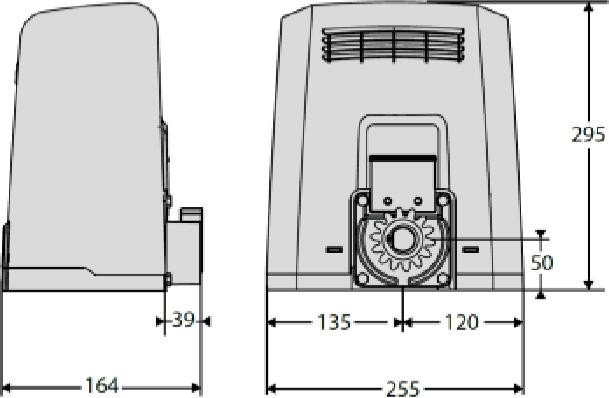Zestaw BFT DEIMOS BT B600 KIT EE do 600kg bram przesuwnych-1927242
