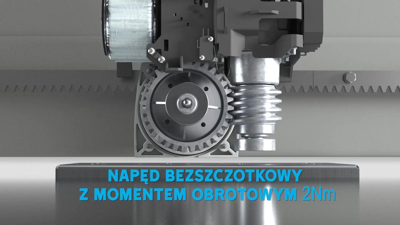 Napęd/siłownik CAME BKX12AGM BRUSHLESS do 1200kg bram przesuwnych-1930855
