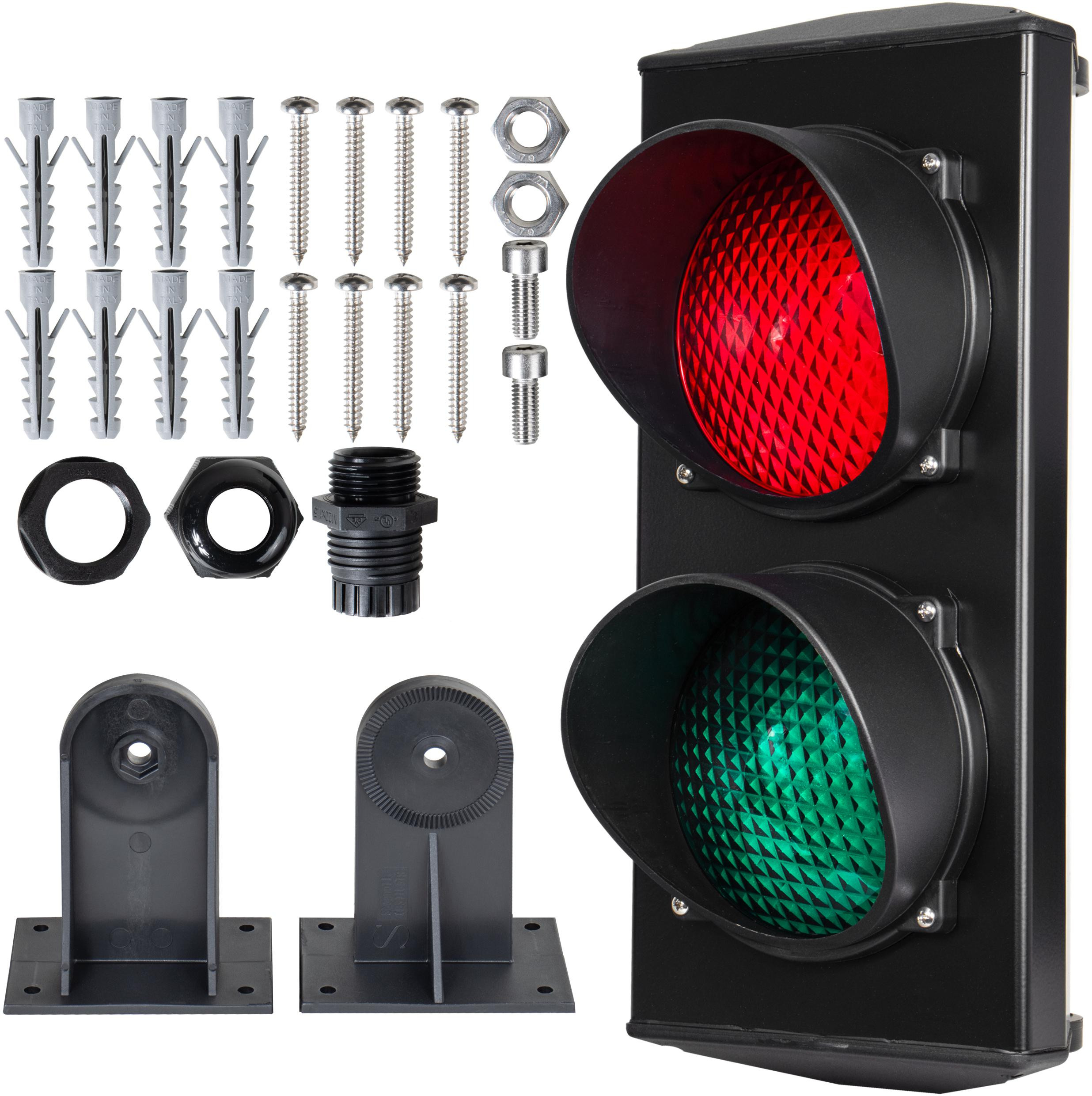 Semafor CAME PSSRV2 (2-komorowy: czerwone-zielone) 230V LED (001PSSRV2)-1902511
