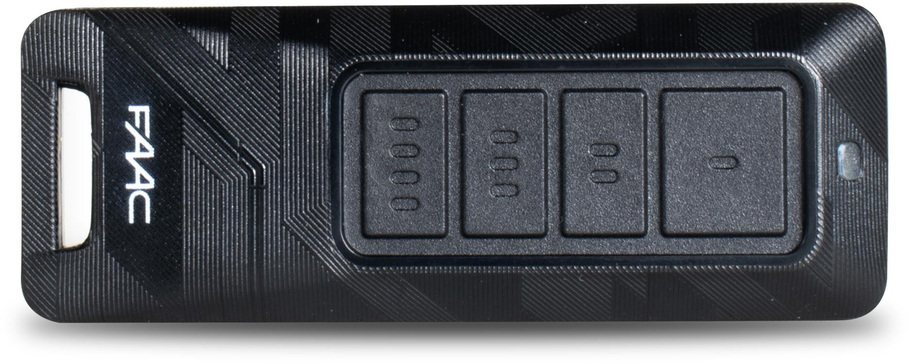 Pilot FAAC XT4 FDS 433-868 SLH LR Czarny (787018)-1907176