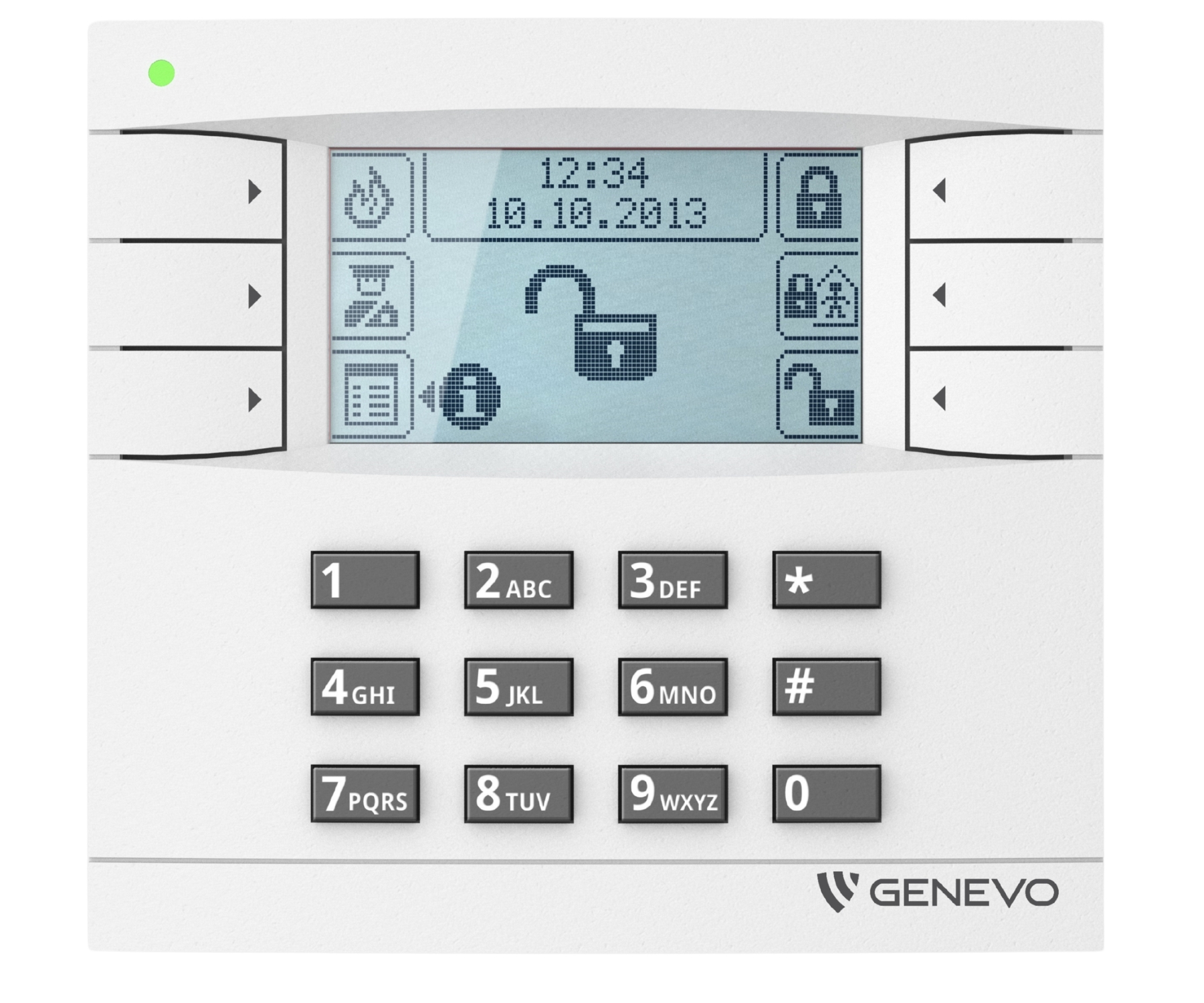 KLAWIATURA DO CENTRALI ALARMOWEJ PRIMA-LCD-WH-WH GENEVO-1938293