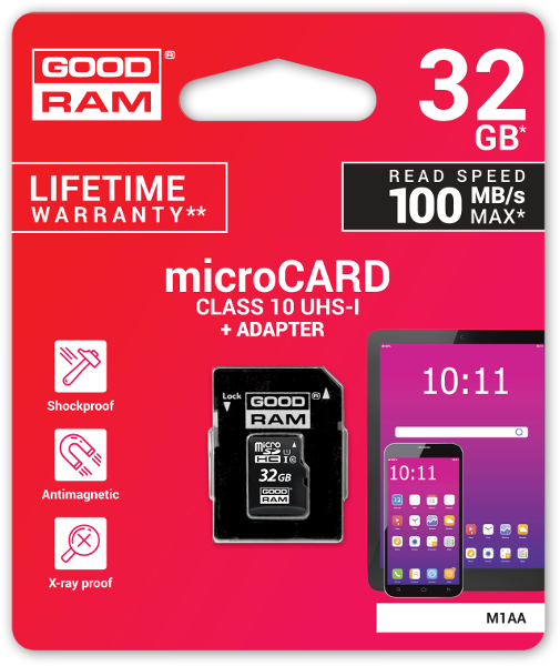 Karta pamięci microSD GOODRAM UHS-I 32GB-1601770