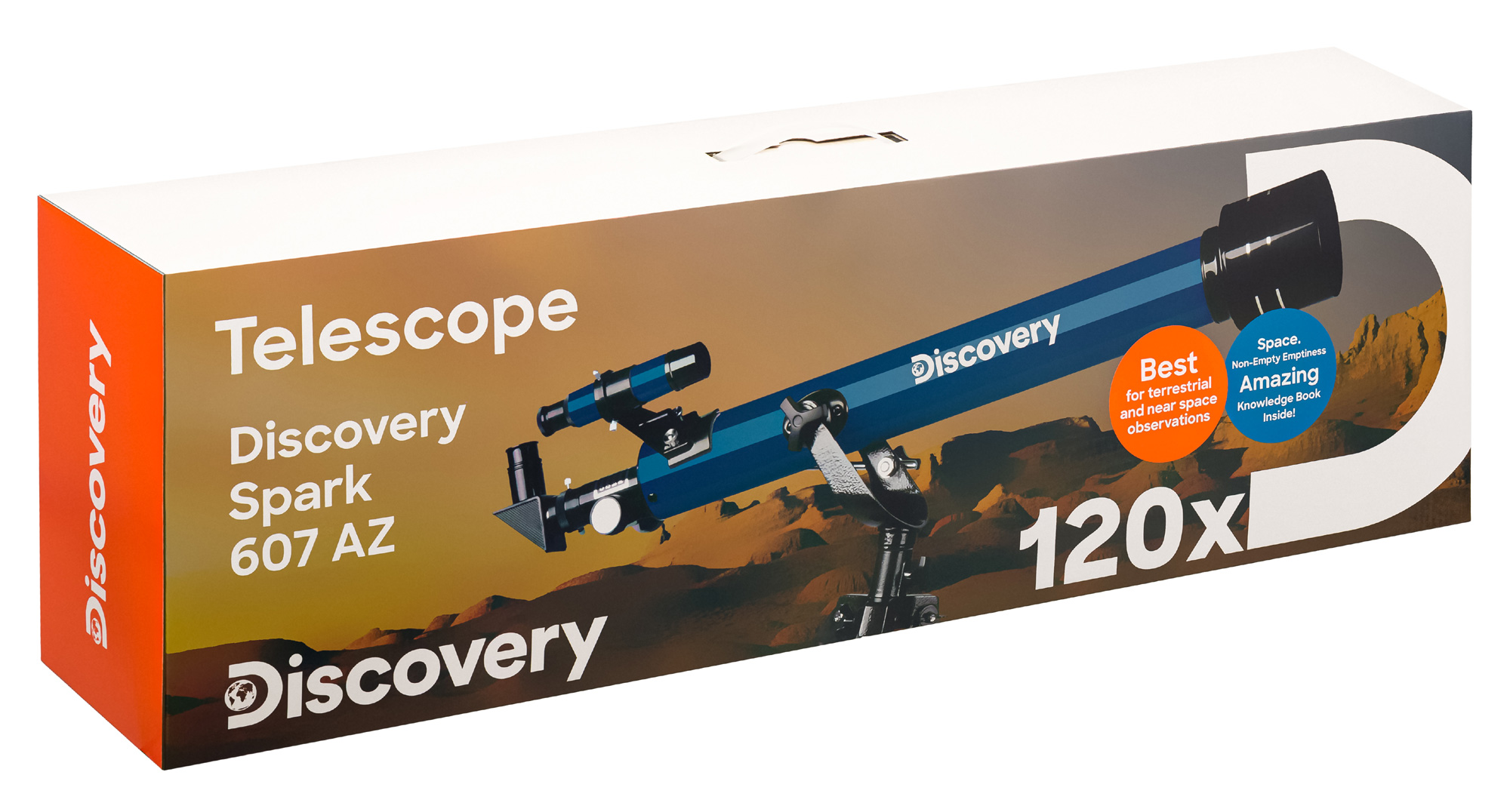 (PL) Teleskop Levenhuk Discovery Spark 607 AZ z książką-1542537