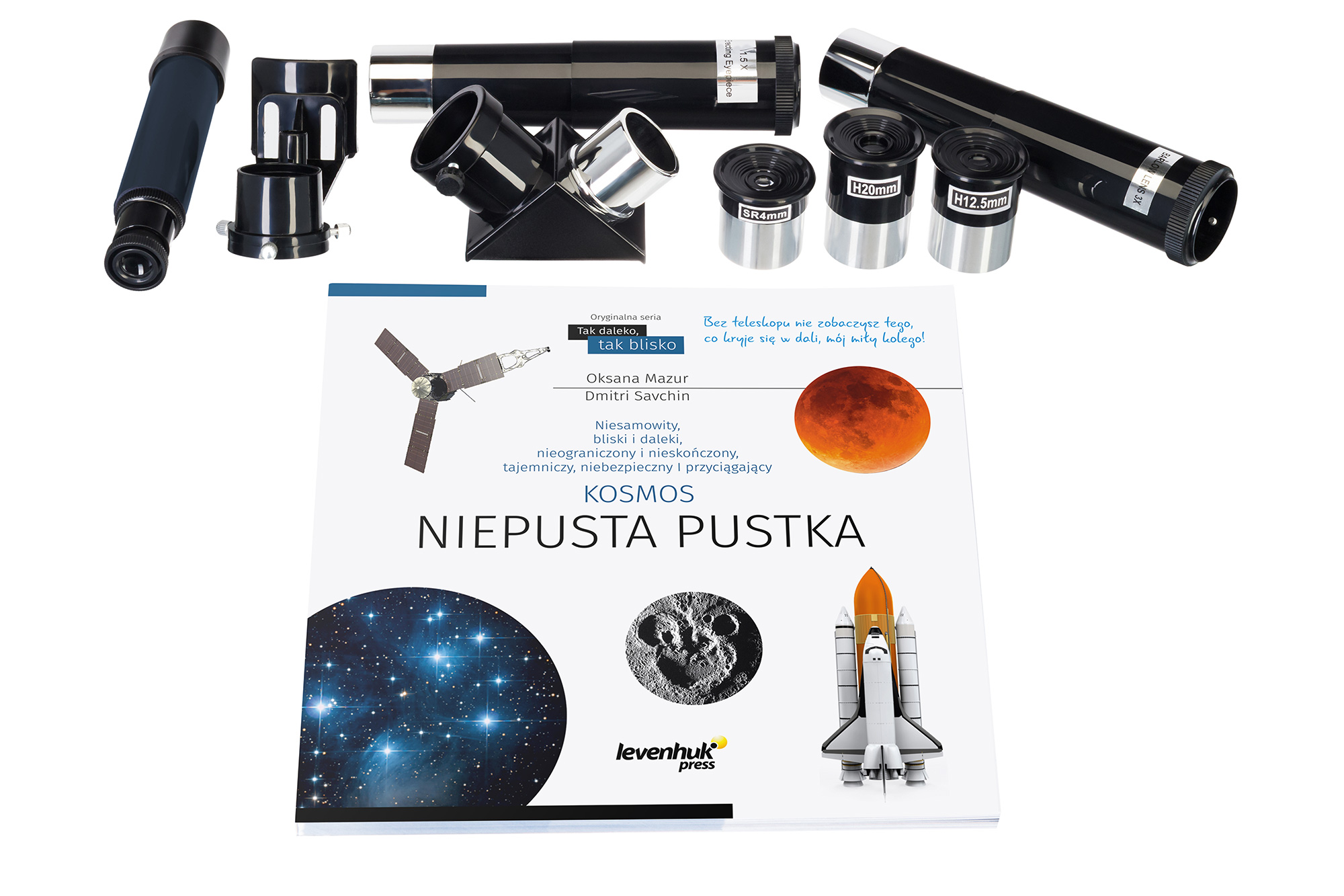 (PL) Teleskop Levenhuk Discovery Spark Travel 60 z książką-1543700