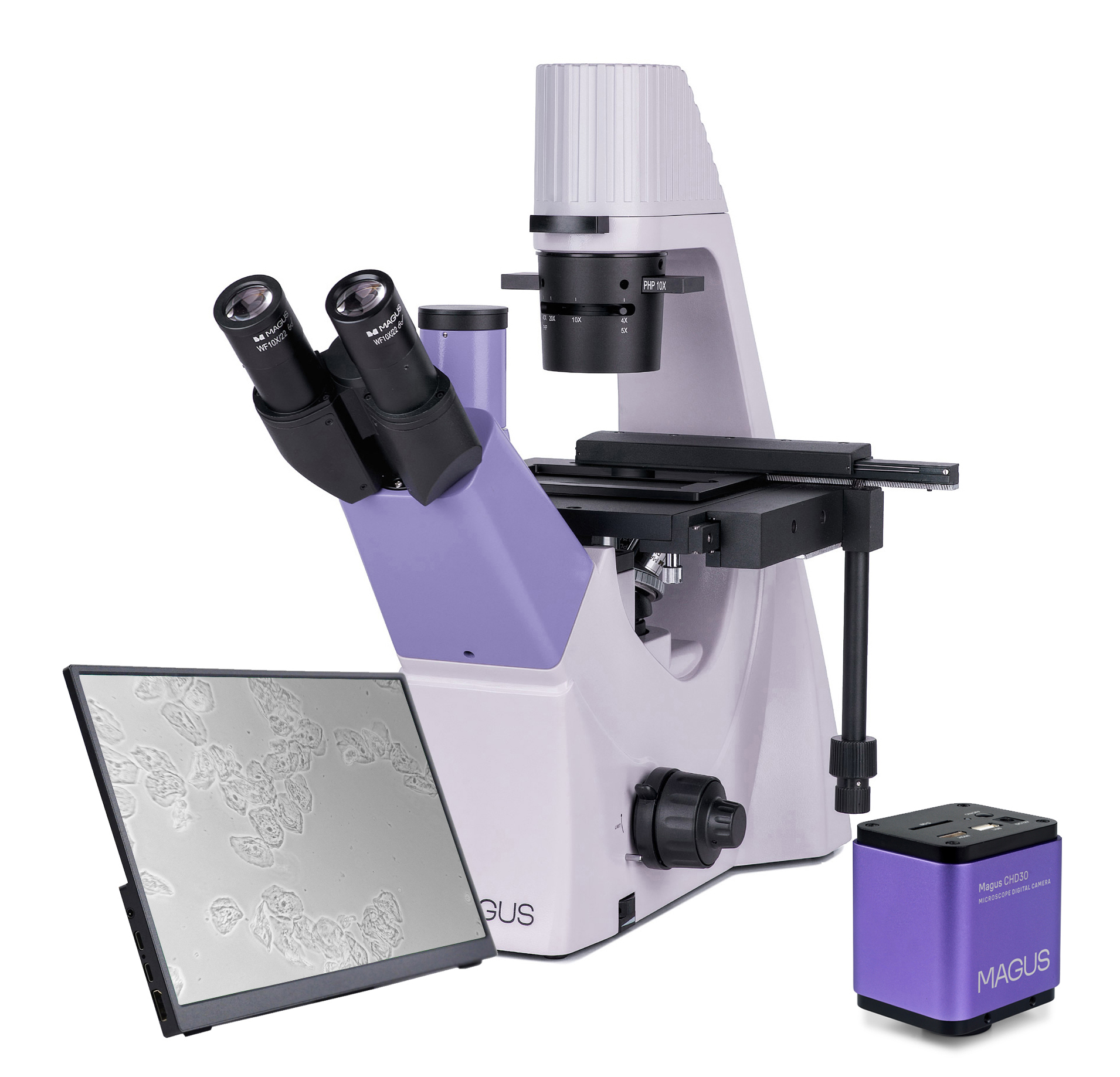 Odwrócony mikroskop biologiczny cyfrowy MAGUS Bio VD300 LCD-1656890