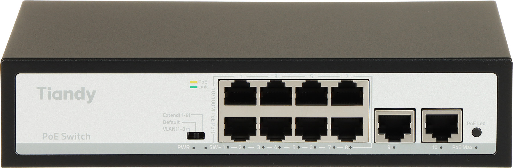 SWITCH POE TC-P3S010 SPEC:F/0820/AT/90 8-PORTOWY TIANDY-1956814