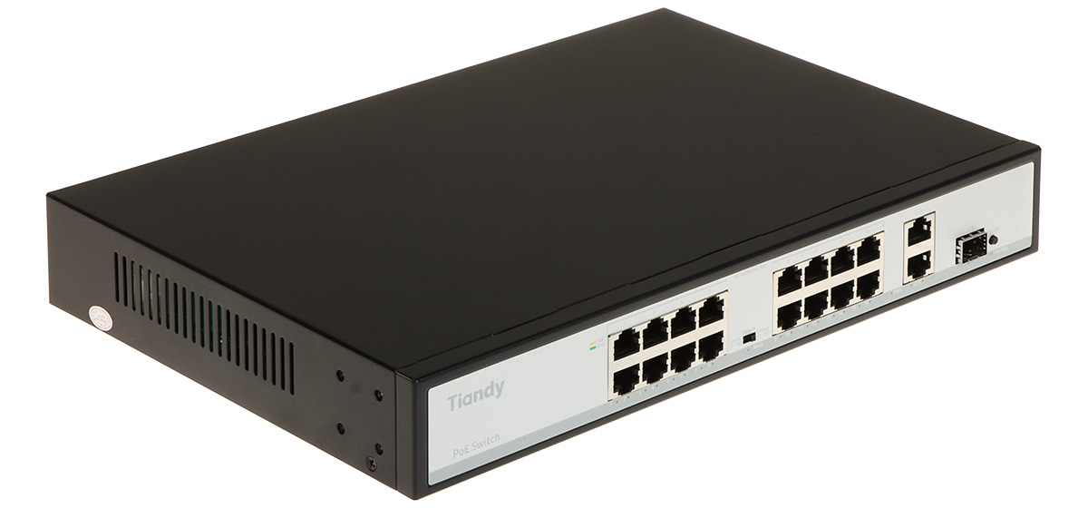 SWITCH POE TC-P3S019 SPEC:H/1621/AT/180 16-PORTOWY SFP TIANDY-1956794
