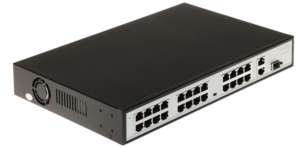 SWITCH POE TC-P3S027 SPEC:H/2421/AT/260 24-PORTOWY SFP TIANDY-1956757