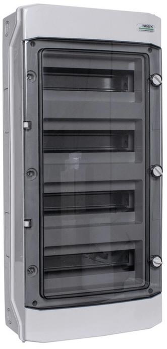 PLASTIKOWA OBUDOWA INSTALACYJNA Natynkowa IP65 4X12 modułów. PHS 48T NOARK 110814-1768204