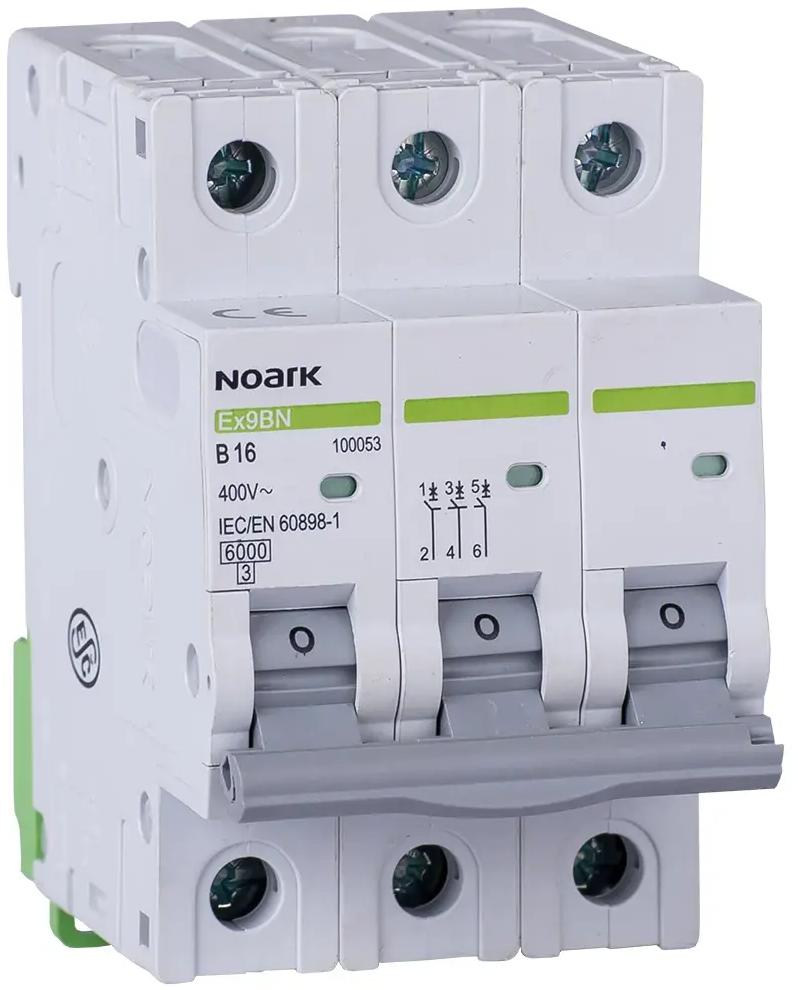 WYŁĄCZNIK NADPRĄDOWY 6 KA, C, 20A, 3P, Ex9BN 3P C20 Noark 100144-1855465