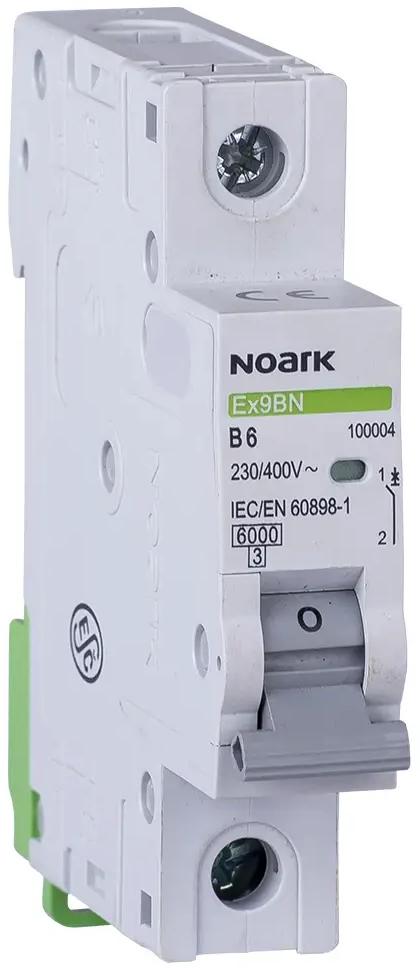 WYŁĄCZNIK NADPRĄDOWY 6 KA, C, 16A, 1P, Ex9BN 1P C16  Noark 100098-1769433