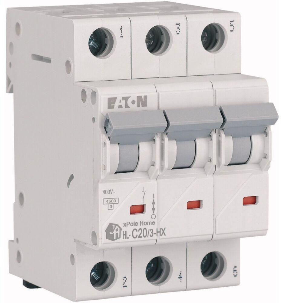EATON WYŁĄCZNIK NADPRĄDOWY C 20A 3P 3M 6KA HN-C20/3-1948207