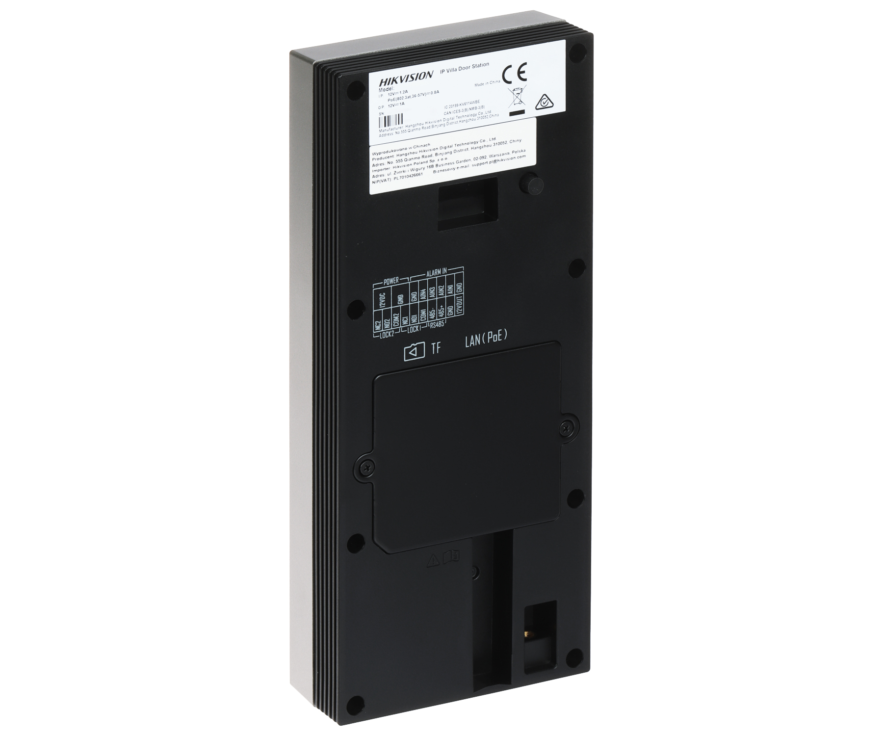 WIDEODOMOFON BEZPRZEWODOWY DS-KV6114-MWBE1 Wi-Fi / IP - 4Mpx Wi-Fi 6 Hikvision-1884135