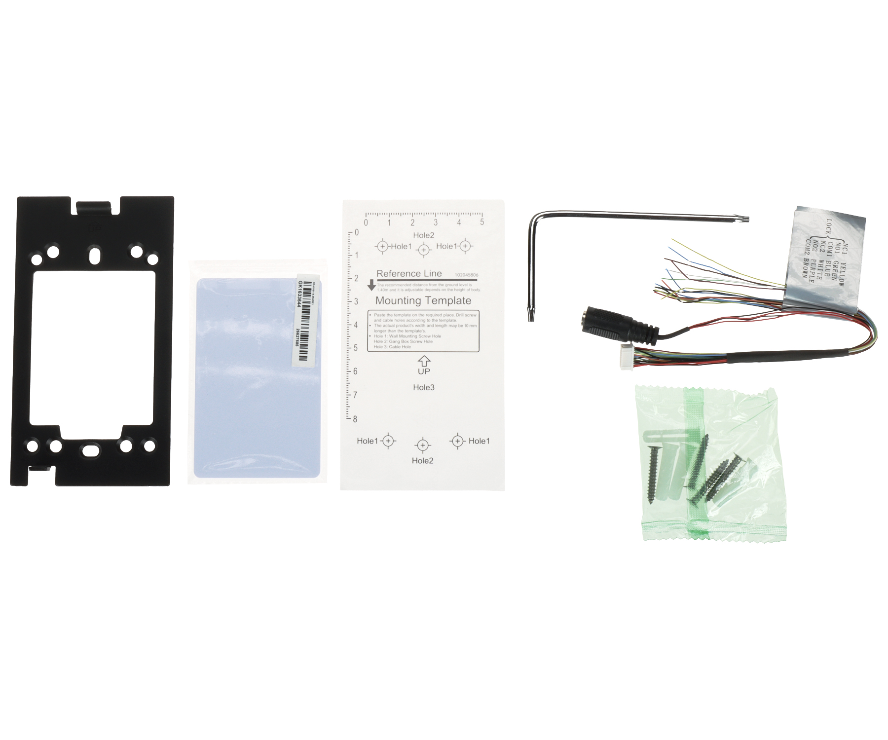 WIDEODOMOFON BEZPRZEWODOWY DS-KV6114-MWBE1 Wi-Fi / IP - 4Mpx Wi-Fi 6 Hikvision-1884138