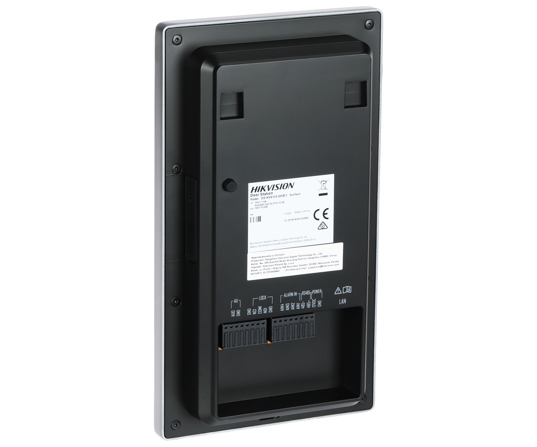 WIDEODOMOFON DS-KV6133-WME1/SURFACE - 1080p Hikvision-1883677