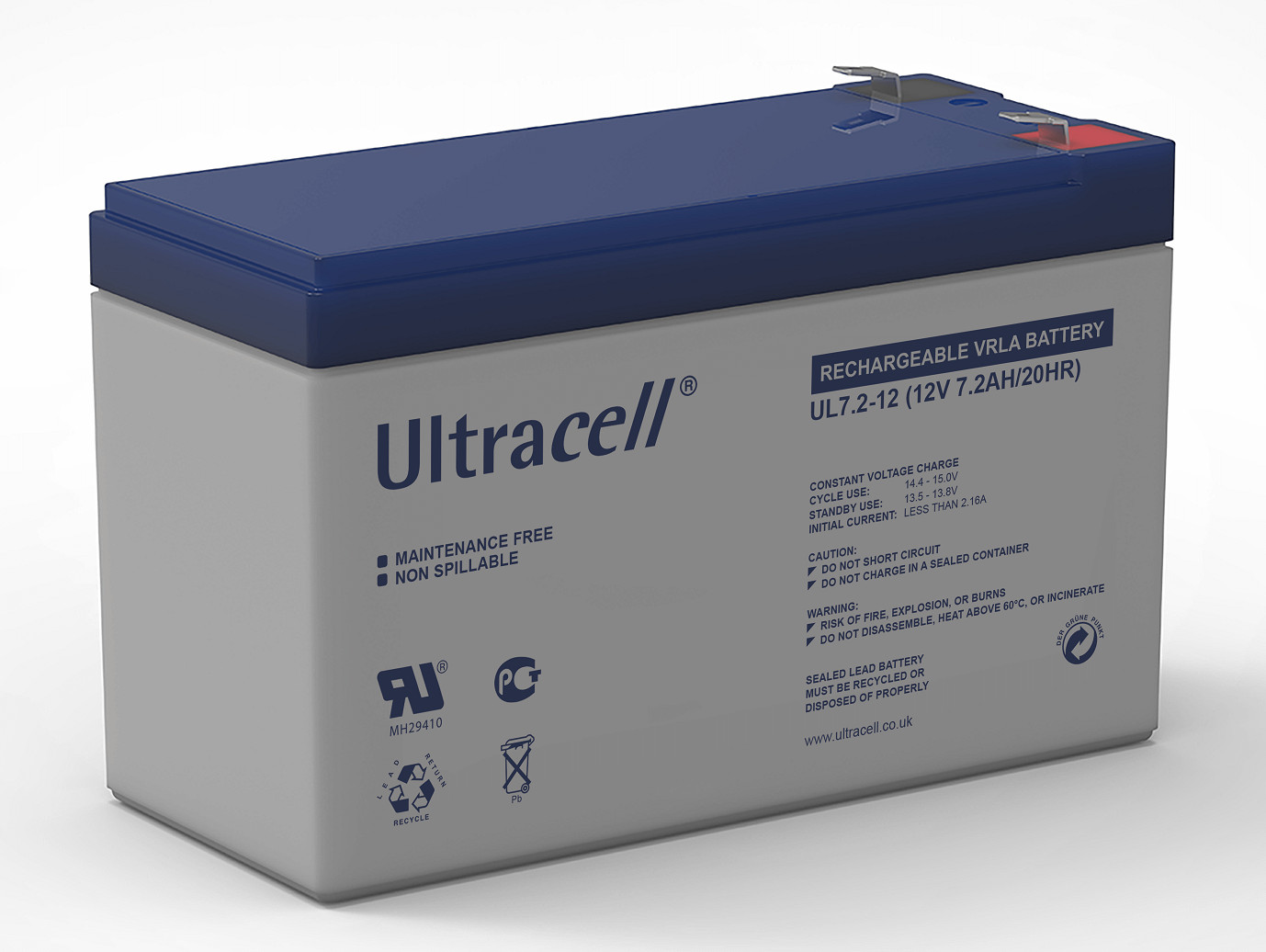 Akumulator AGM ULTRACELL UL 12V 7.2Ah-1904523