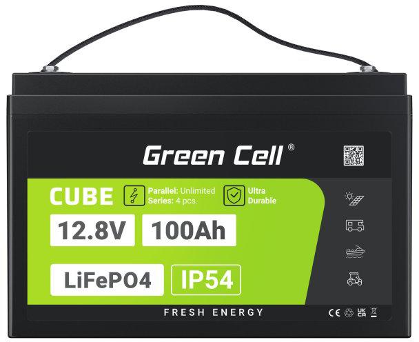 AKUMULATOR LITOWO-ŻELAZOWO-FOSFORANOWY LiFePO4 Green Cell Cube 12.8V 100Ah LFPGC12V100AH-1812798