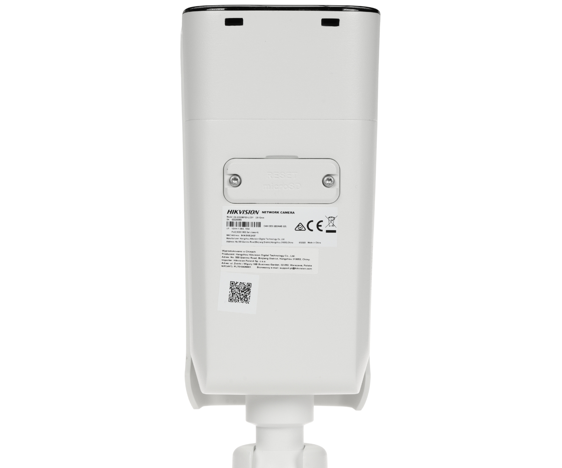 KAMERA WANDALOODPORNA IP DS-2CD26166G3-IZS2UY/SL(2.8-12MM)(EF) Smart Hybrid Light ColorVu 3.0 - 16Mpx - MOTOZOOM Hikvision-1972065