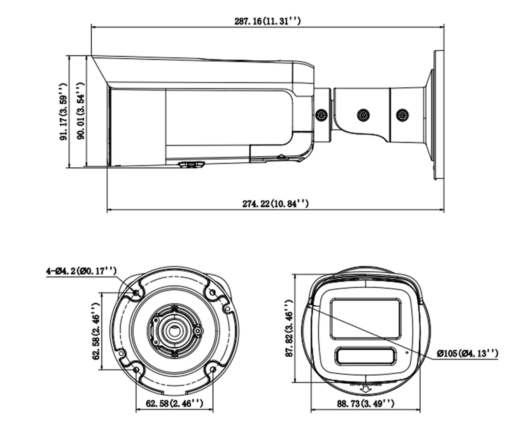 KAMERA IP DS-2CD2T123G2-LIS2UY/SL(2.8MM) Smart Hybrid Light AcuSense - 12Mpx 2.8mm Hikvision-1971235