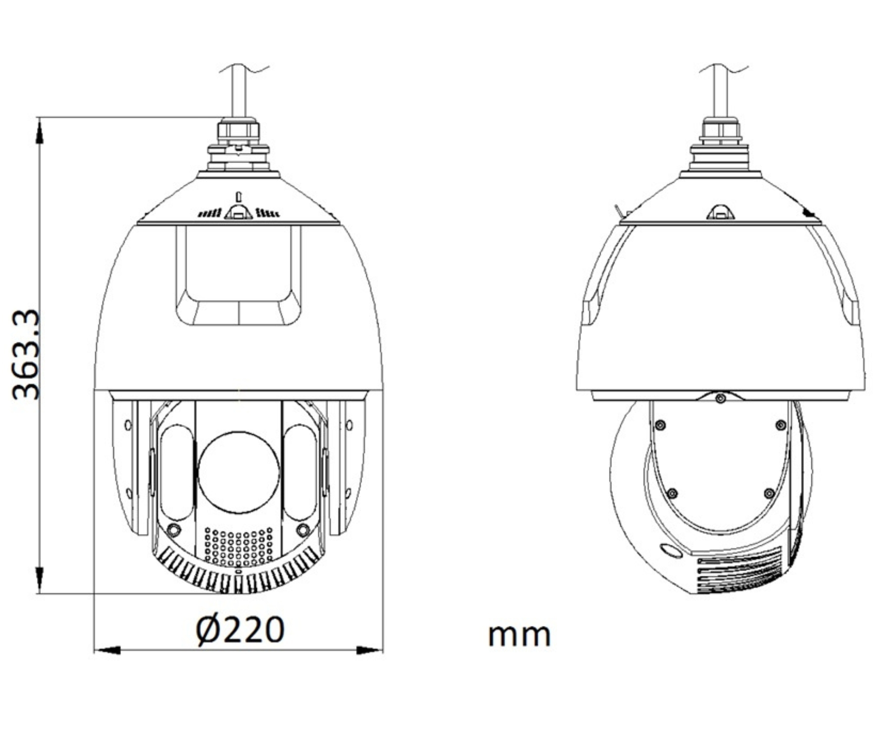 KAMERA IP SZYBKOOBROTOWA DS-2DE7A432IWG1-E AcuSense 4Mpx 5.5... 176mm Hikvision-1954580