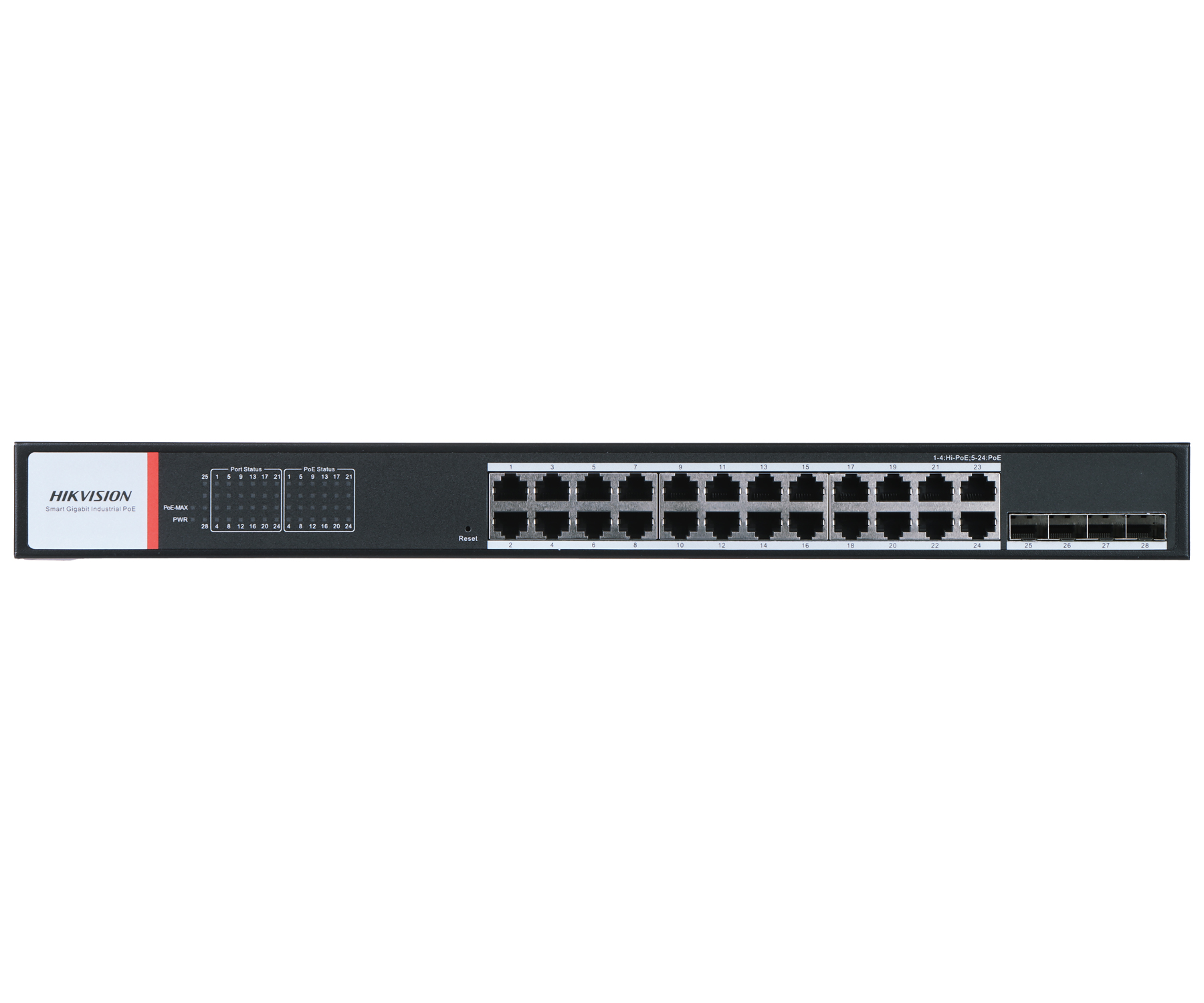 SWITCH POE DS-3T1528HP-SI-24P4F/NOPOWER 24-PORTOWY + 4X SFP Hikvision-1931745