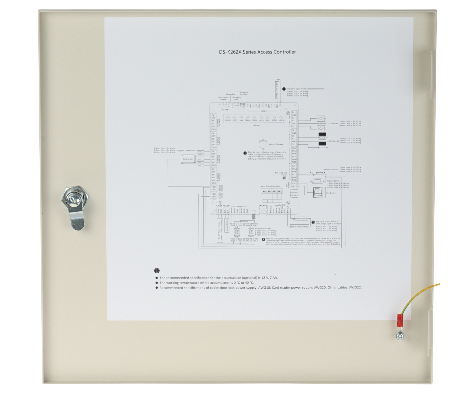 KONTROLER DOSTĘPU DS-K2621X Hikvision-1971734