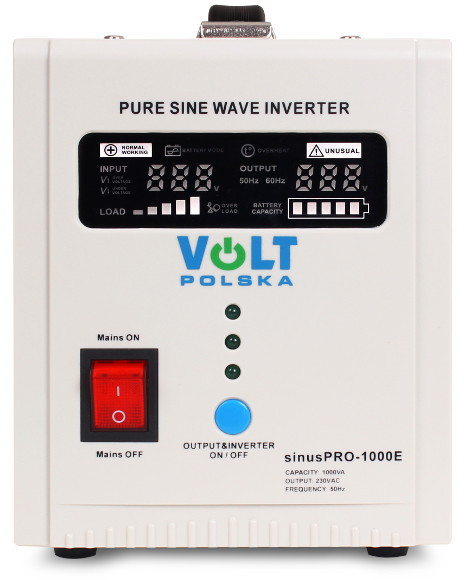 PRZETWORNICA VOLT POLSKA SINUSPRO-1000E 12V 700/1000W-1892747