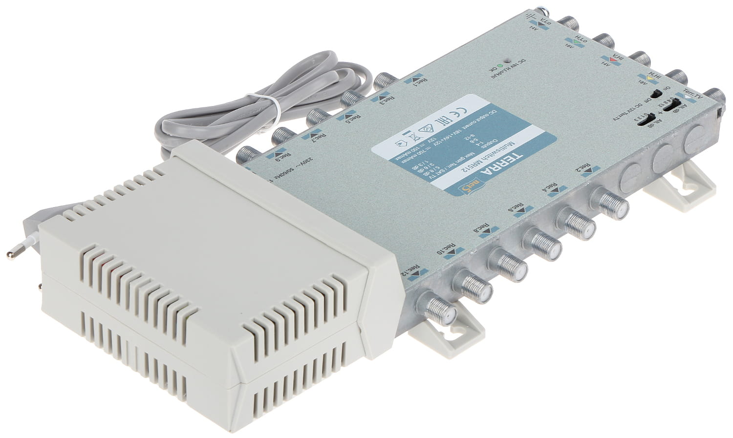 MULTISWITCH MR-512 5 WEJŚĆ / 12 WYJŚĆ TERRA-919900