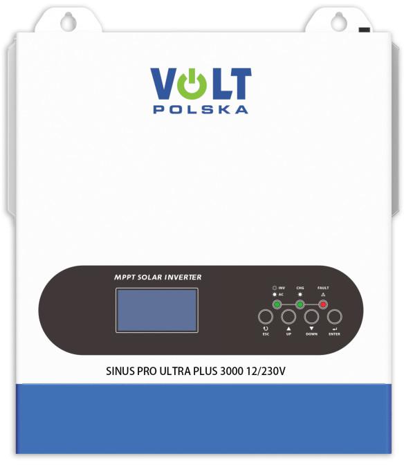 Przetwornica Inwerter solarny Volt Polska SinusPro ULTRA PLUS 3000 12/230V (1500/3000W) + 100A MPPT-1776500