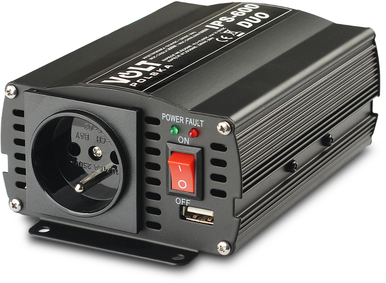 PRZETWORNICA VOLT POLSKA IPS-600 DUO 12V 24V/230V 300/600W-1826492
