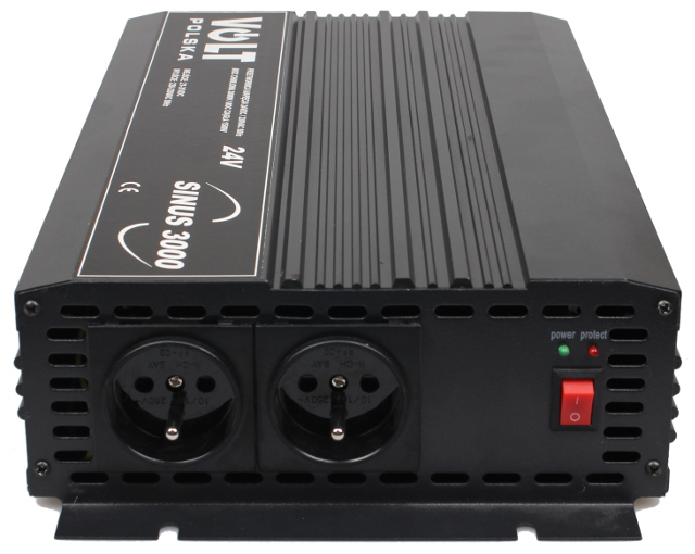 PRZETWORNICA VOLT POLSKA SINUS 3000 24V / 230V 1500/3000W-1607718