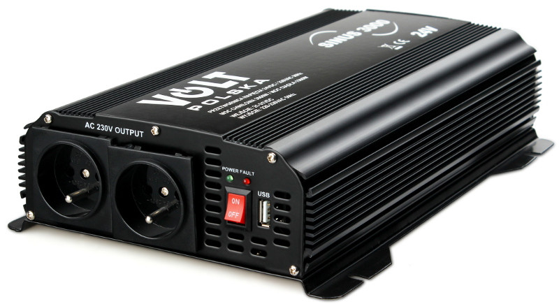 PRZETWORNICA VOLT POLSKA SINUS 3000 24V / 230V 1500/3000W-1891540