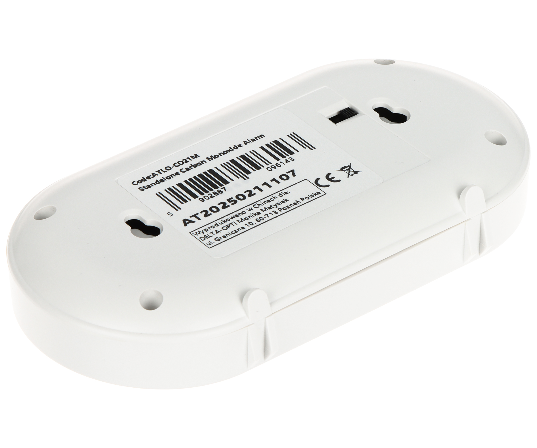 BEZPRZEWODOWA CZUJKA TLENKU WĘGLA (CZADU) ATLO-CD21MW-TUYA Wi-Fi, Tuya Smart ATLO-1795760