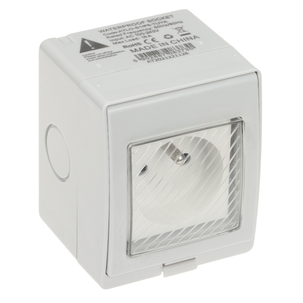 INTELIGENTNE GNIAZDO ELEKTRYCZNE ATLO-S1IP5-TUYA Wi-Fi, Tuya Smart-1869928