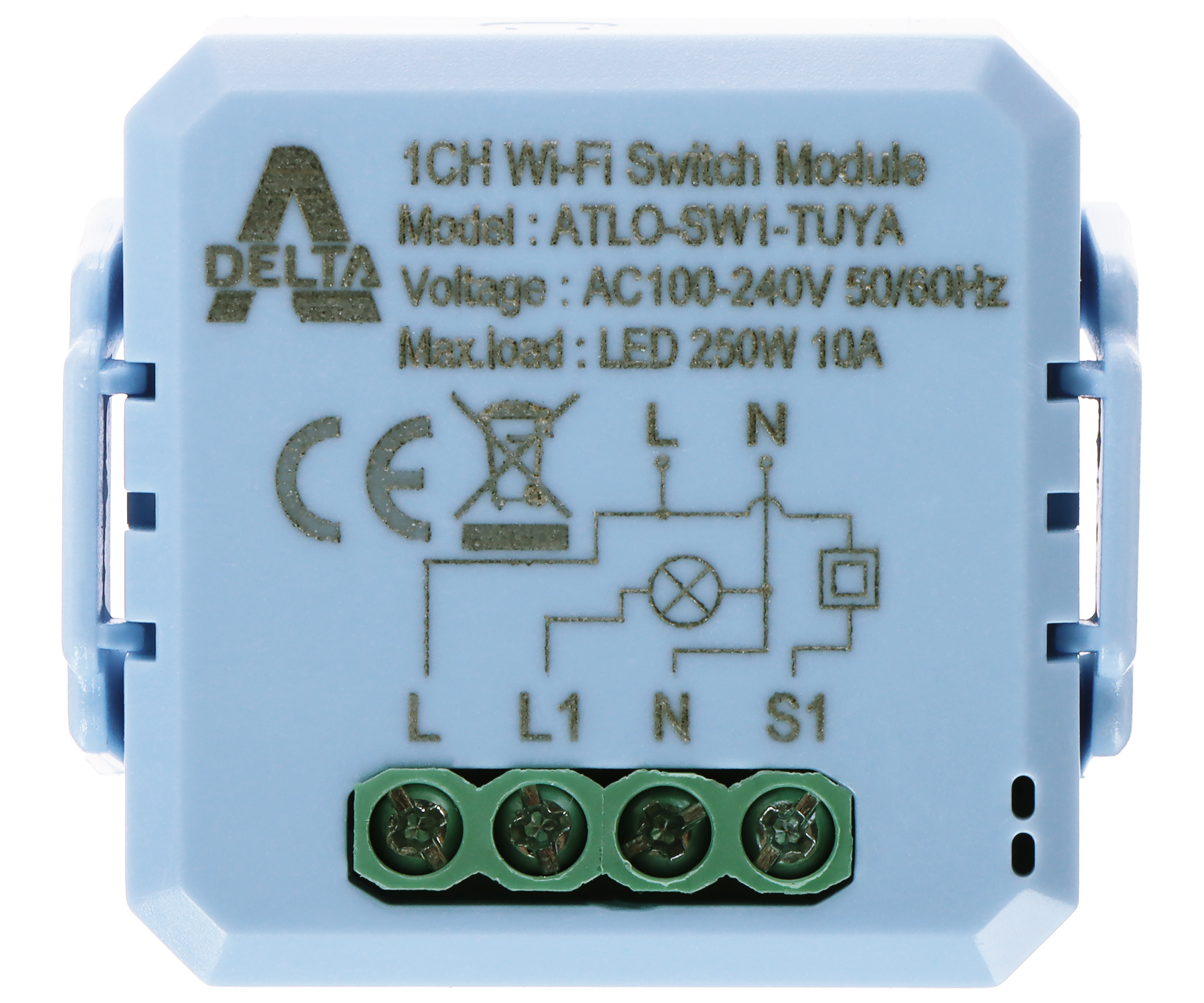 INTELIGENTNY STEROWNIK OŚWIETLENIA LED ATLO-SW1-TUYA Wi-Fi, Tuya Smart-1769240