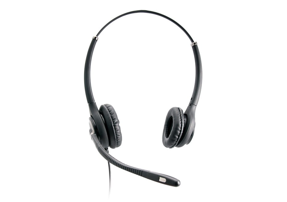Axtel Elite HDvoice Duo NC – słuchawki Duo – widok z przodu