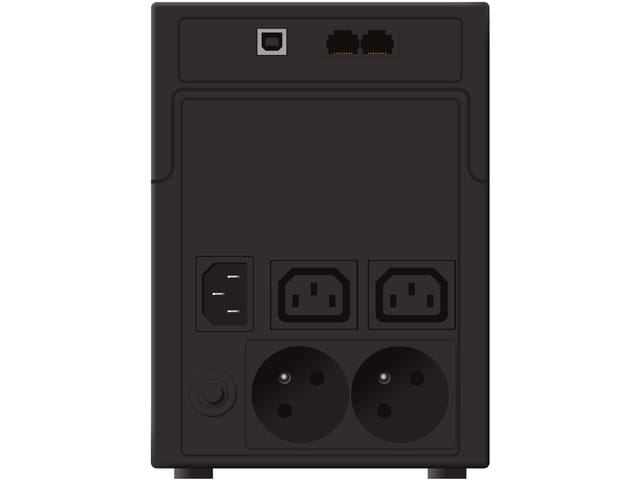 UPS POWERWALKER LINE-INTERACTIVE 1200VA 2X 230V PL + 2X IEC OUT, RJ11/RJ45 IN/OUT, USB, LCD-1151189