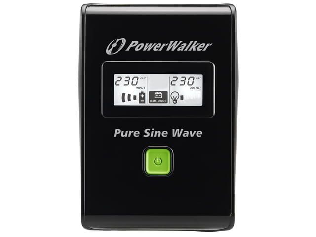 UPS POWERWALKER LINE-INTERACTIVE 800VA 2X PL 230V, PURE SINE WAVE, RJ11/45 IN/OUT, USB, LCD-1151373