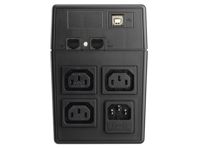 UPS POWERWALKER LINE-INTERACTIVE 600VA 3X IEC 230V, PURE SINE WAVE, RJ11/45 IN/OUT, USB, LCD-1151313